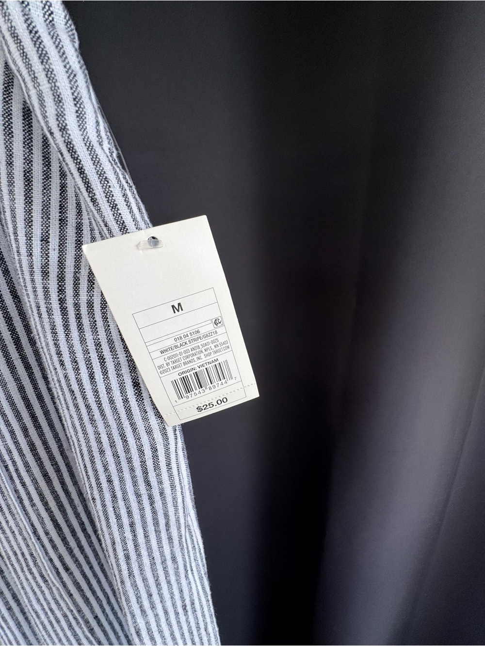a new day White & Navy Striped Wide-Leg Drawstring Pants - Picture 4 of 4